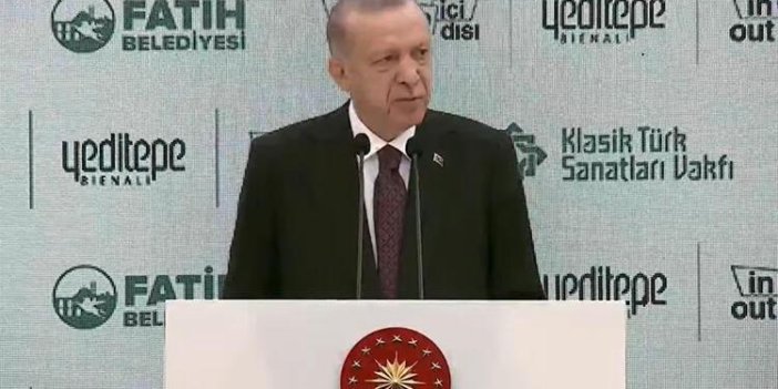Cumhurbaşkanı Erdoğan 2. Yeditepe Bienali'de konuştu