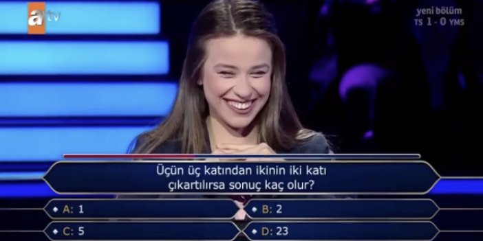 Ünlü dizi oyuncusu Elif Karagöz basit matematik sorusunu bilemedi. İnşaat mühendisi arkadaşına sordu, elendi