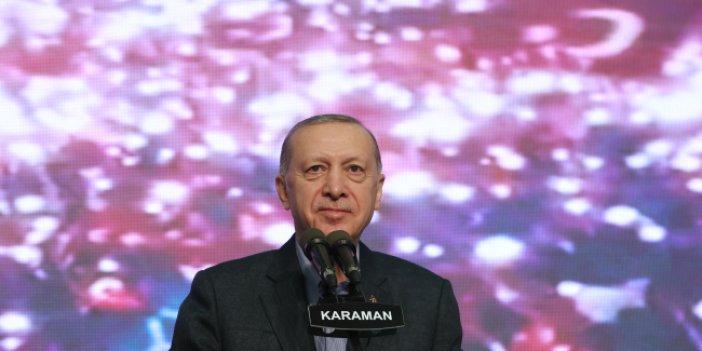 Cumhurbaşkanı Erdoğan, Karaman'da konuştu