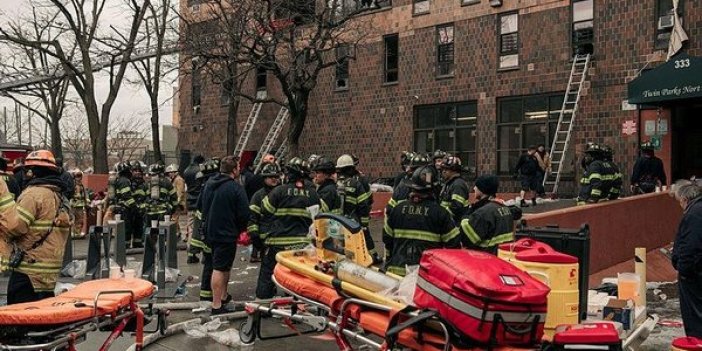 New York'taki yangında can kaybı 17 olarak güncellendi