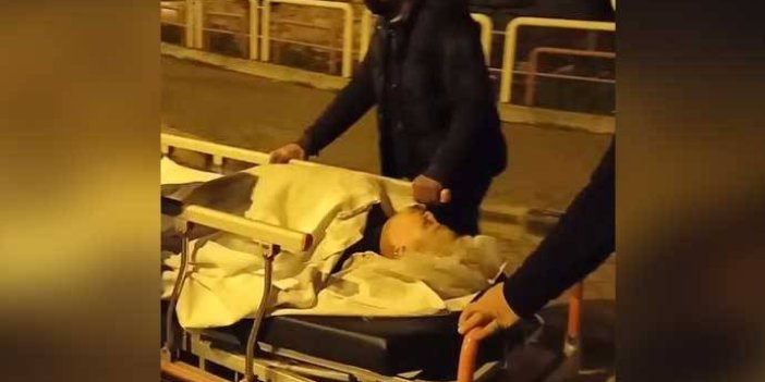 Sokaklarda sağlık çilesi! Ambulans verilmeyen yaşlı hasta evine kadar sedye ile taşındı