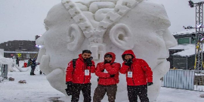 Kocaeli Üniversitesi akademisyenleri Kar Heykel Şampiyonası için ABD'ye gidiyor
