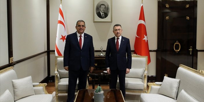 Cumhurbaşkanı Yardımcısı Oktay, KKTC Başbakanı Sucuoğlu'nu kabul etti