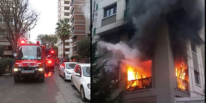 Kadıköy’de 10 katlı binada yangın: 1 ölü