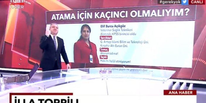 Yandaş TV'de büyük isyan. KPSS birincisi Elif Burcu Açıkgöz'ün açıkta kaldı. Ekrem Açıkel canlı yayında fena patladı. Vicdanı olan yandaş TV bile isyan etti |