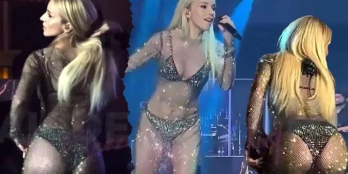 Şarkıcı Gülşen, öyle bir transparan elbise giydi ki  sosyal medya ikiye bölündü.