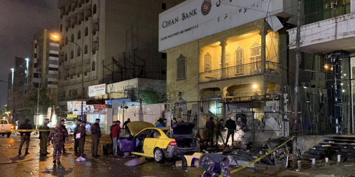 Bağdat'ta bankada patlama: 1 yaralı