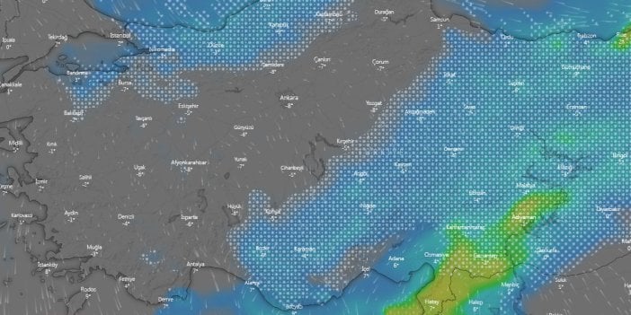 Ünlü meteoroloji sitesi kar için saat verdi bu akşam başlıyor