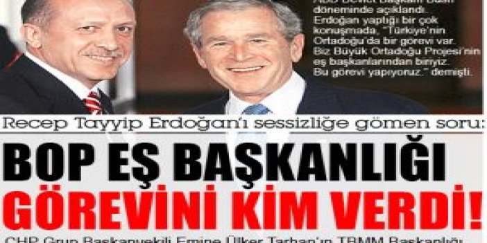 BOP EŞ BAŞKANLIĞI GÖREVİNİ KİM VERDİ!