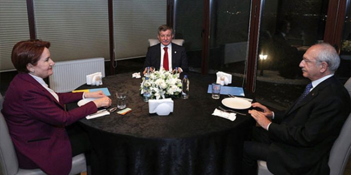 Son dakika... Akşener, Kılıçdaroğlu ve Davutoğlu'ndan sürpriz buluşma