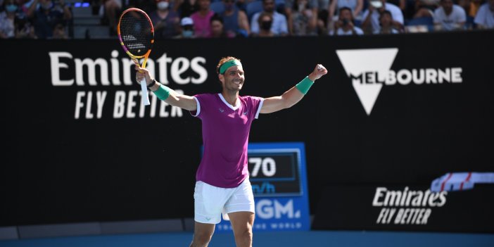 Avustralya Açık'ta Nadal rüzgarı. Rakibi de belli oldu