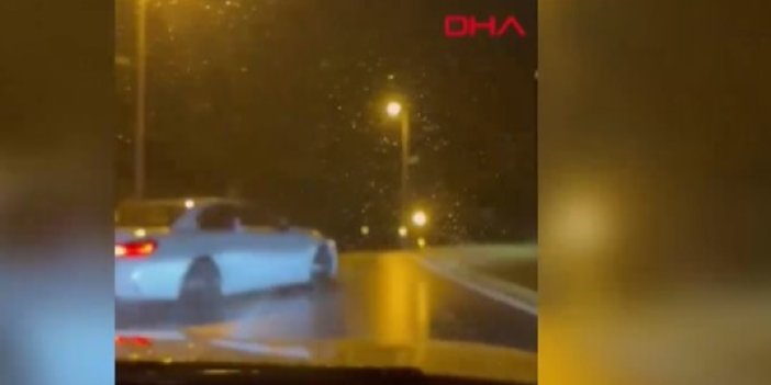 Sosyal medyadan drift videosu paylaşan sürücünün ehliyetine el konuldu