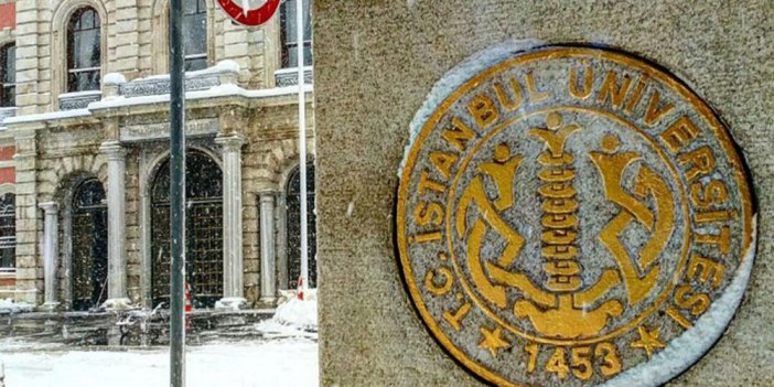 İstanbul'daki üniversitelerde eğitime kar engeli