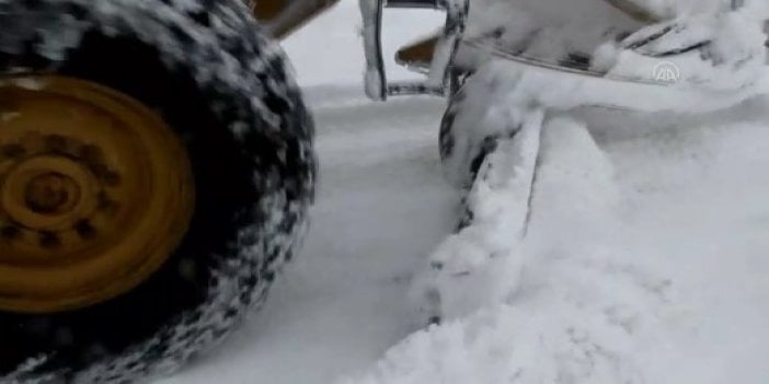 Sivas'ta kar kalınlığı yer yer 70 santimetreye kadar ulaştı