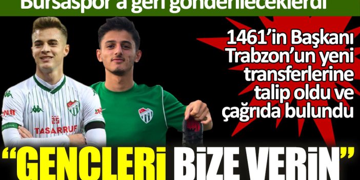 Trabzonspor'a gençler için transfer çağrısı