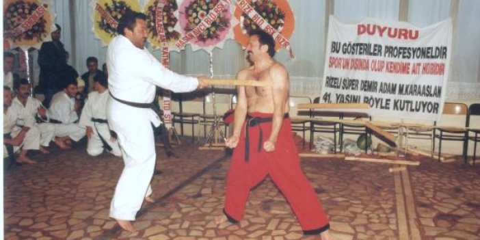 Güç gösterileri ustası karateci, kanserden kolunu kaybetti