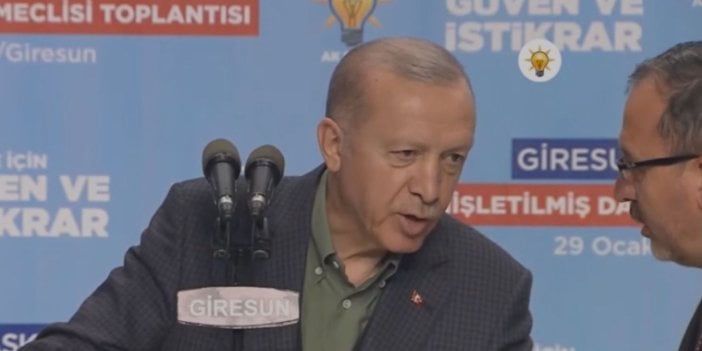 Erdoğan Giresun’dan mutsuz ayrıldı. Kalabalığı beğenmeyince bakana ve il başkanına kızdı