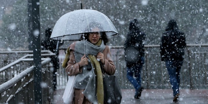 İstanbul Valiliği'nden karla karışık yağmur uyarısı