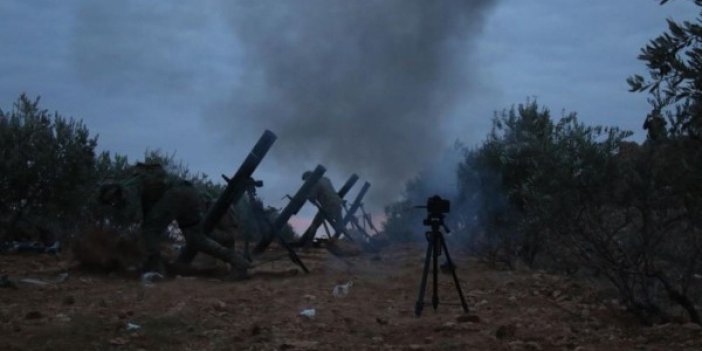 Suriye Milli Ordusu El Bab’ta PKK/YPG mevzilerini vurdu