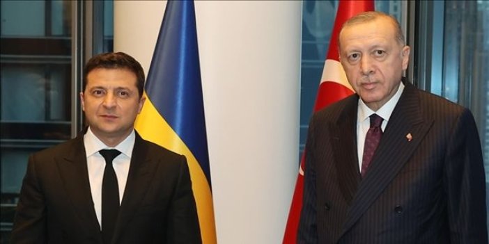 Cumhurbaşkanı Erdoğan, Ukraynalı mevkidaşı Zelenskiy ile görüştü