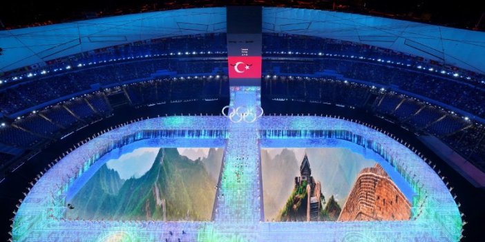 2022 Pekin Kış Olimpiyatları açılış seremonisinden renkli görüntüler