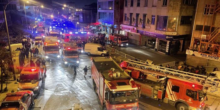 İstanbul'da atölye yangını