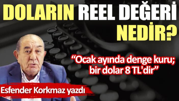 Doların reel değeri nedir?