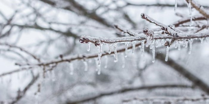 Meteoroloji'den 4 il için buzlanma ve don uyarısı