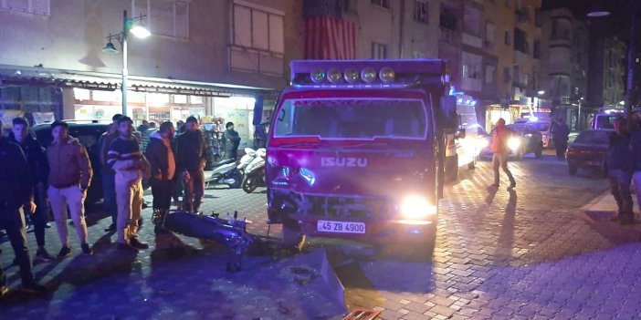 Manisa'da trafik kazası: 1 ölü, 1 yaralı