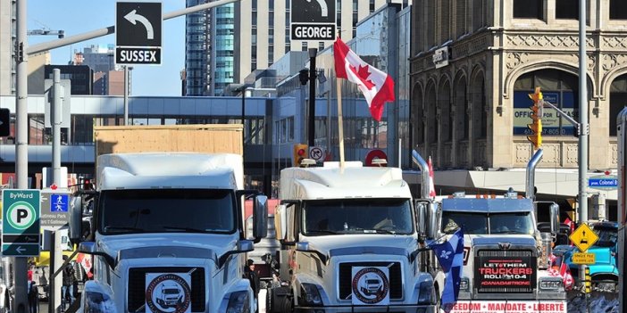 Kanada Ottawa'da aşı karşıtı kamyon sürücülerine mahkemeden karar çıktı