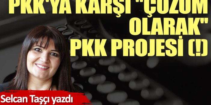 PKK'ya karşı ''çözüm olarak'' PKK projesi (!)
