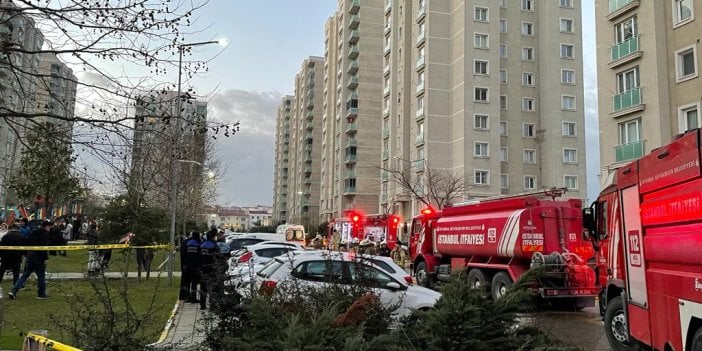 Esenyurt'ta sitede yangın paniği