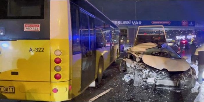 Beyoğlu'nda zincirleme kaza. Yaralılar var