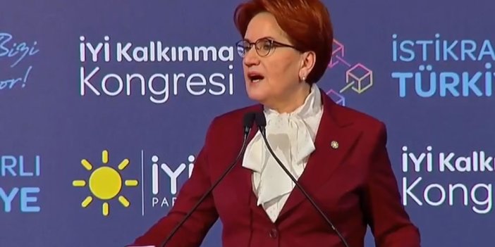 İYİ Parti Genel Başkanı Meral Akşener: Erdoğan krizini Türkiye daha fazla taşıyamaz