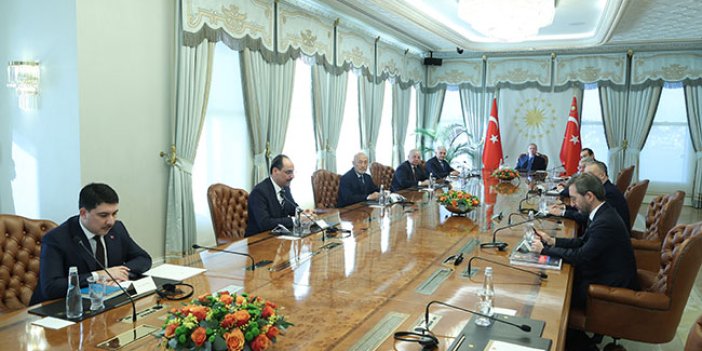 Koronayı atlatan Erdoğan'ın ilk toplantısı! Masada dikkat çeken isimler var