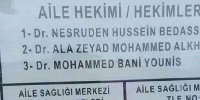 Koca Aile Sağlık Merkezi’nde bir tane Türk doktor yok! Artık Türk değil Arap hekimlere emanetsiniz
