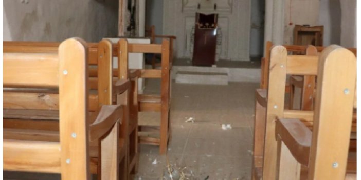Tarihi kilisenin çanı hırsızları kaçırdı