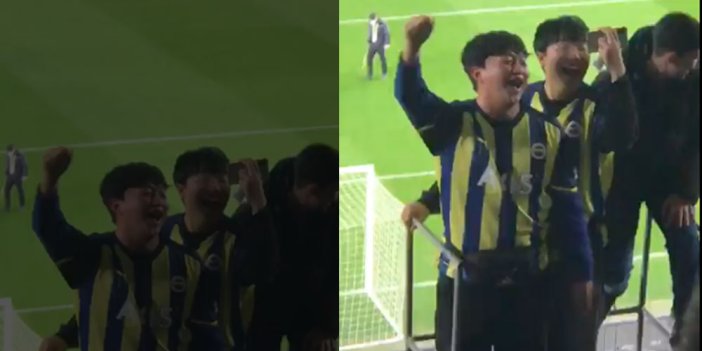 Fenerbahçe taraftarı da hatları kopardı. İki Güney Koreliyi amigo yapıp bakın hangi ülkeye küfür ettirdiler