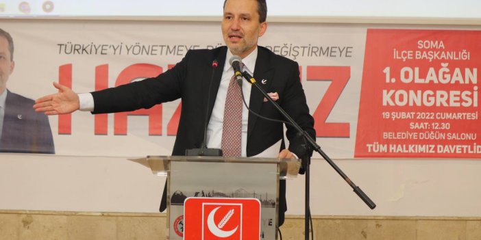 Yeniden Refah Partisi Genel Başkanı Fatih Erbakan’dan iktidara çağrı 'Her şeyi de milletten beklemeyin!'