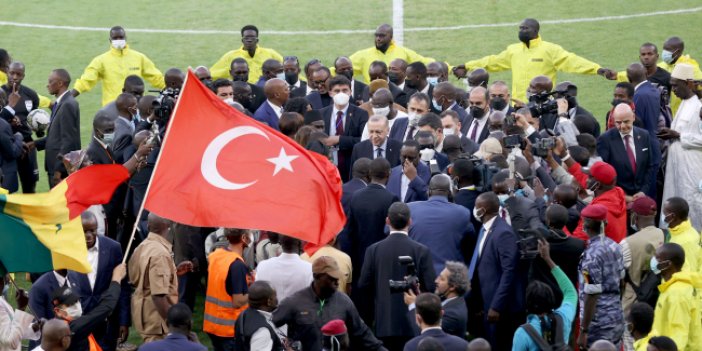 Erdoğan Senegal'de stadyum açılışına katıldı
