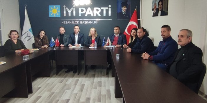 İYİ Parti Keşan İlçe Teşkilatı gündeme ilişkin önemli açıklamalarda bulundu