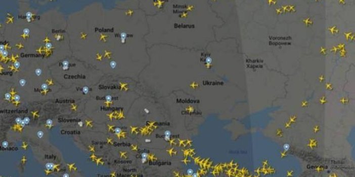 Ukrayna'da sivil uçuşlar kısıtlandı