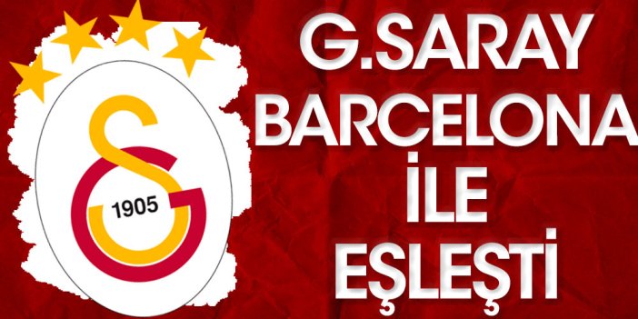 Galatasaray UEFA Avrupa Ligi son 16 turunda İspanyol devi Barcelona ile eşleşti