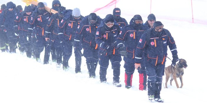 Erzurum'da 'Kış Tatbikatı 2022'nin provası yapıldı