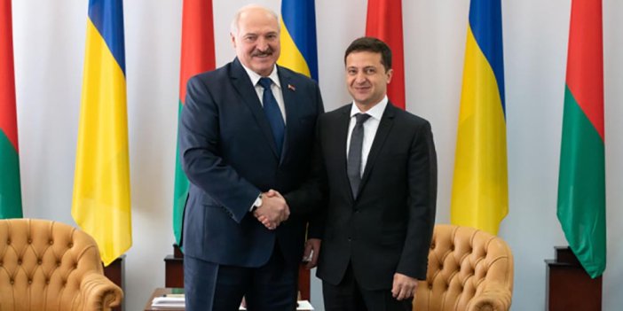 Zelenski, Lukaşenko ile görüştü