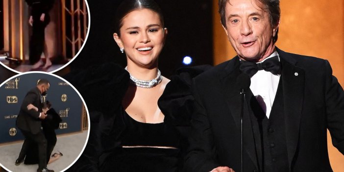 Selena Gomez ödül töreninde talihsiz anlar yaşadı