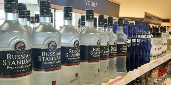 Rus votkası raflardan kaldırıldı