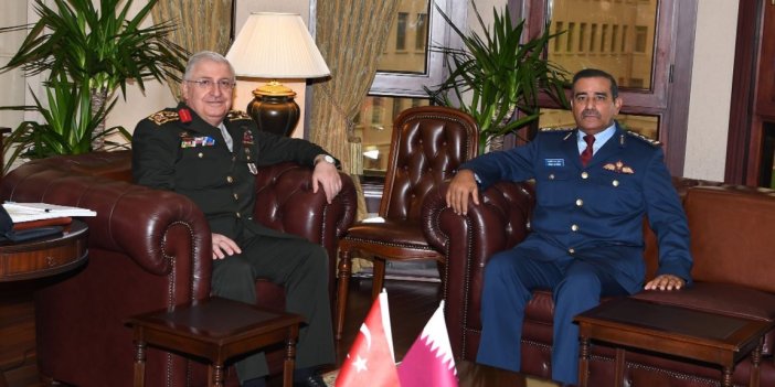Genelkurmay Başkanı Güler Katarlı mevkidaşı ile görüştü