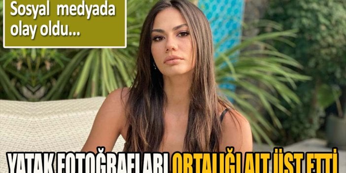 Demet Özdemir'in pozları ortalığı alt üst etti. Sosyal medyada beğeni yağdı