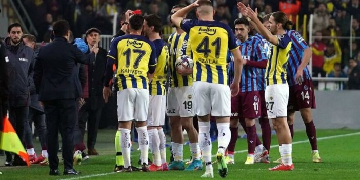 Bir anda sahaya daldı! Fenerbahçe-Trabzonspor maçında ortalık karıştı